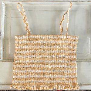 Forever 21 Yellow Crop Top